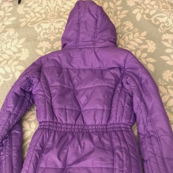 Rothschild Children's Purple Puffer Coat - Picture 2 of 3